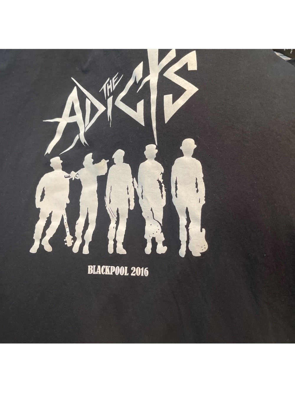 The Adicts Black Graphic Tee - Black